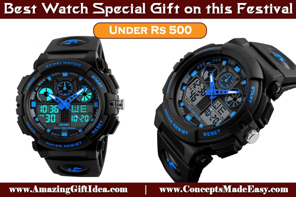 Best Watch Special Gift Under Rs 500 – Digital Men’s Watch for your family and friends on this festival occasion from AmazingGiftIdea.com