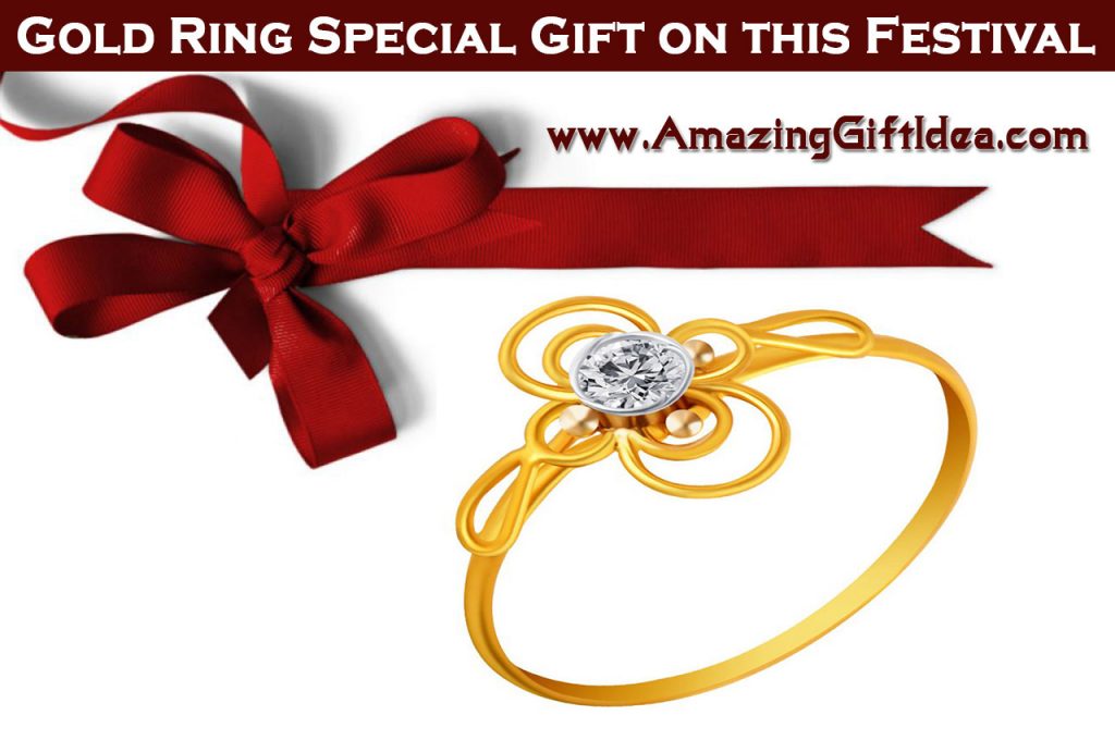 Gold Ring Special Gift – PC Chandra Jewellers 14KT Yellow Gold Ring for your family and friends on this festival occasion from AmazingGiftIdea.com